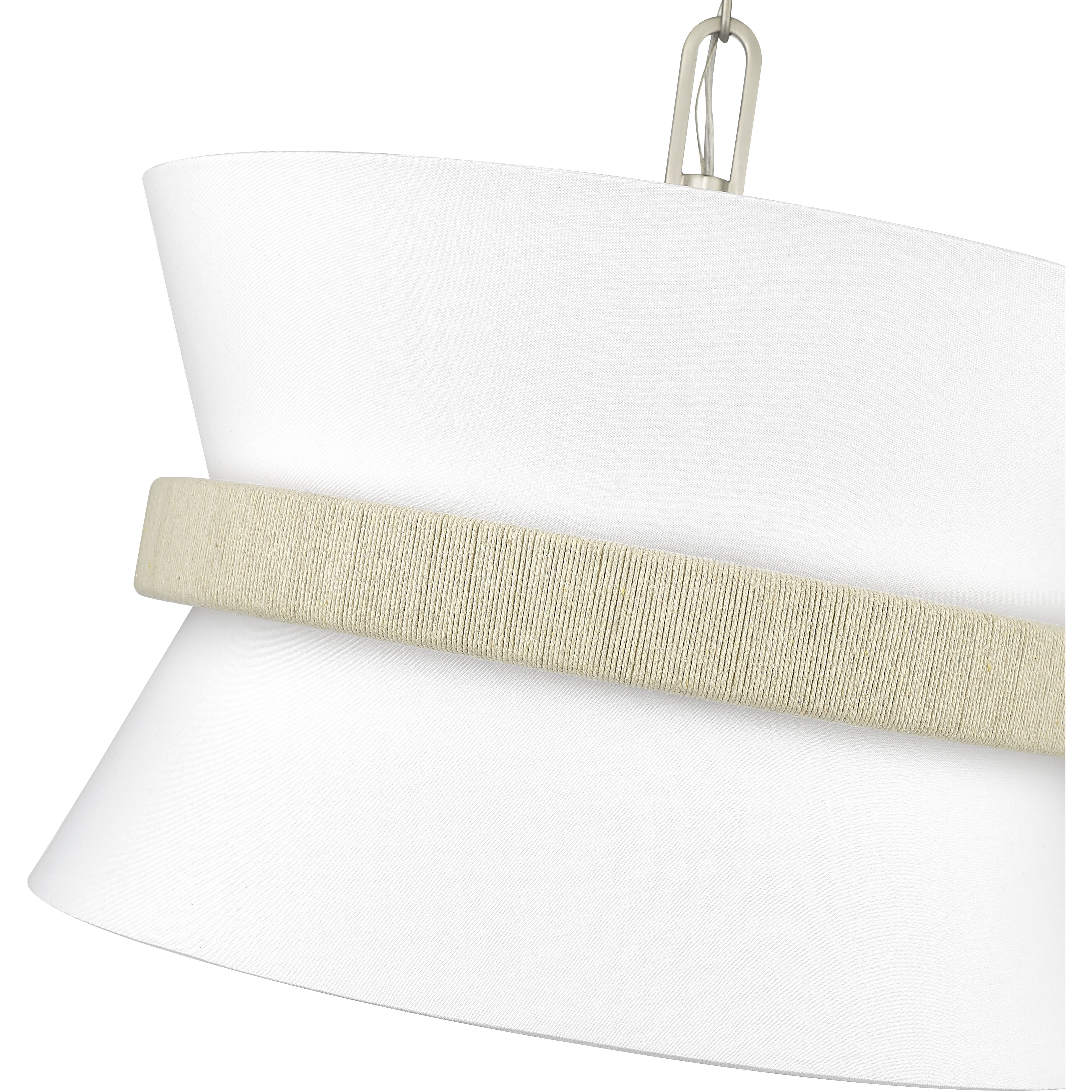 Kimbry 3 Light 16.1 inch Brushed Nickel Pendant Ceiling Light